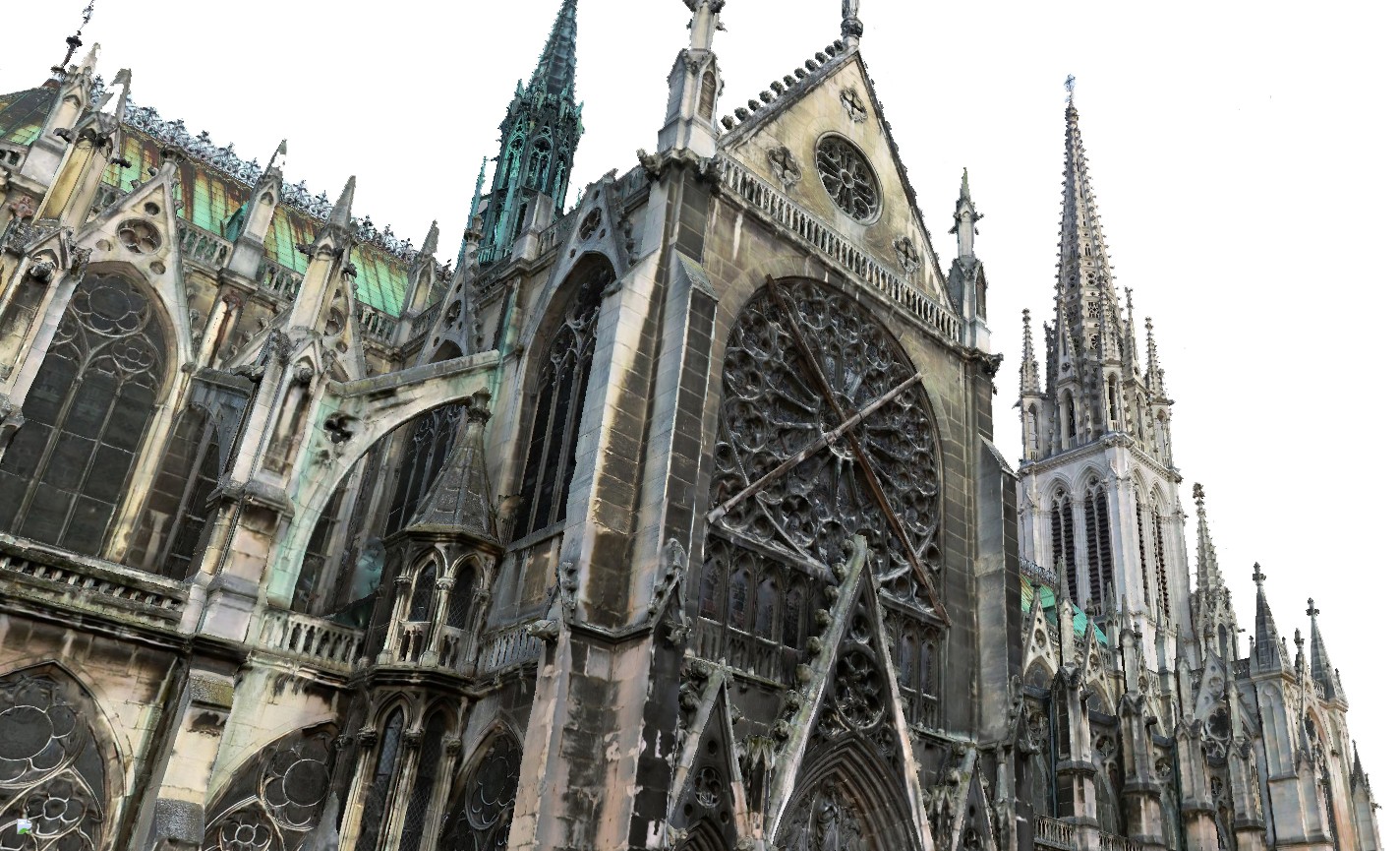 relevé 3D de cathédrale